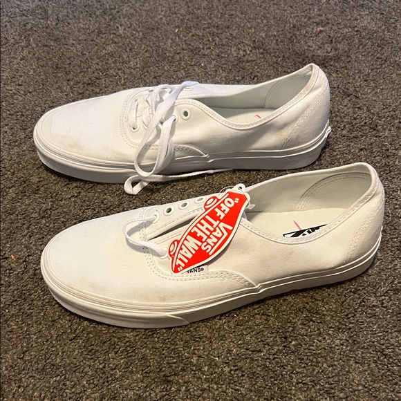 Vans Classic White Lace-Up Sneakers - Picture 2 of 6
